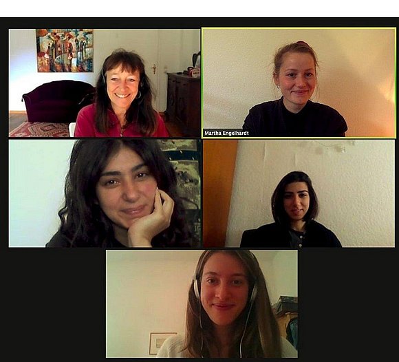 Bild vom Zoommetting der PROREF Forschungsgruppe
